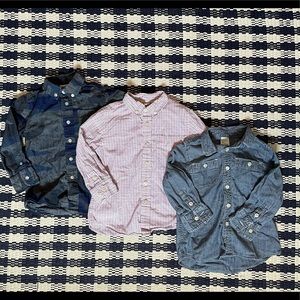 Crewcuts boys’ button down shirts size 3T